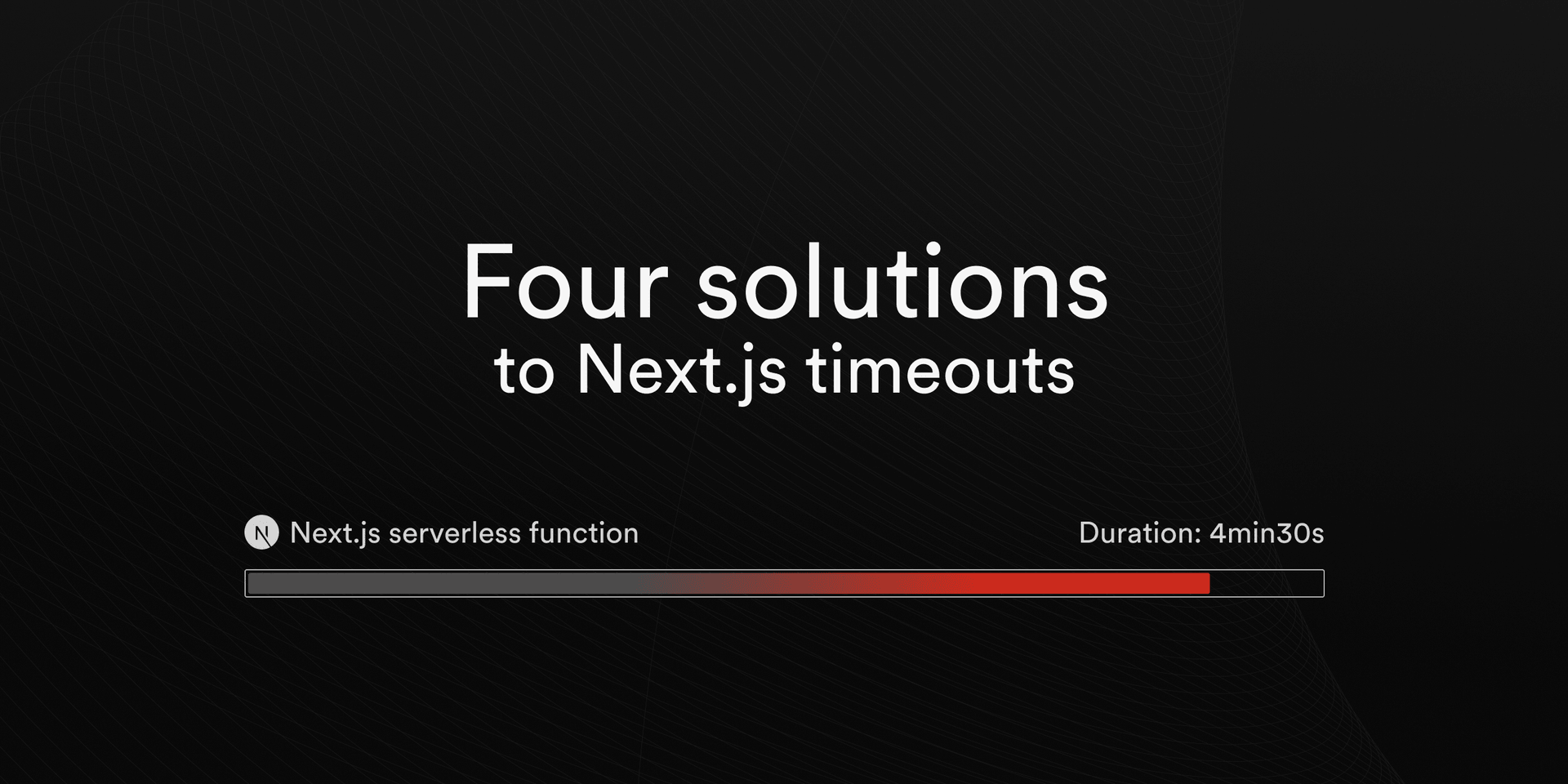 Featured image for How to solve Next.js timeouts blog post